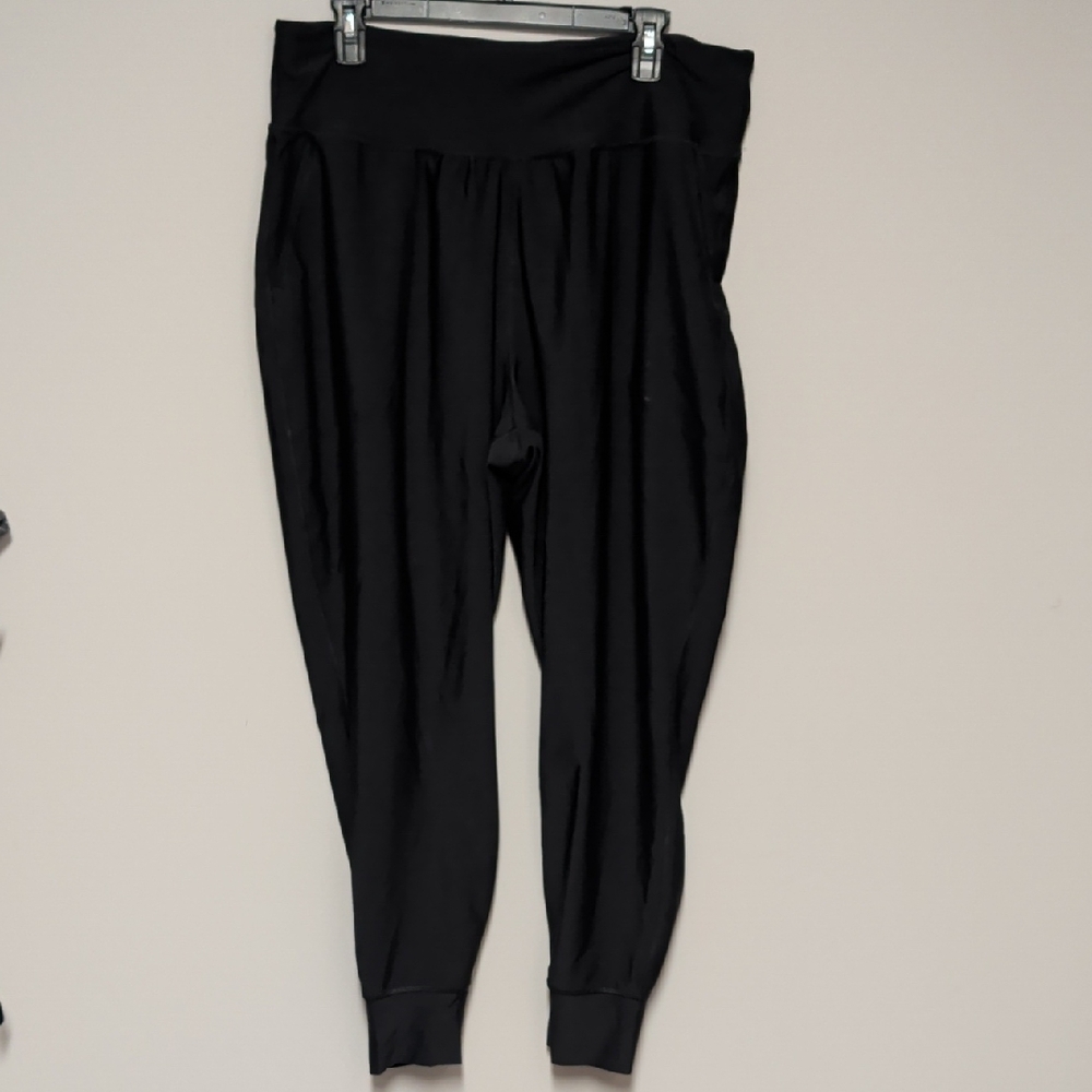 Old Navy Black Track Jogger Pants